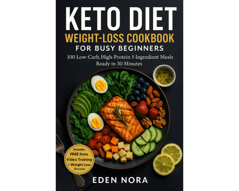 Keto diet weight-loss cookbook for busy beginners