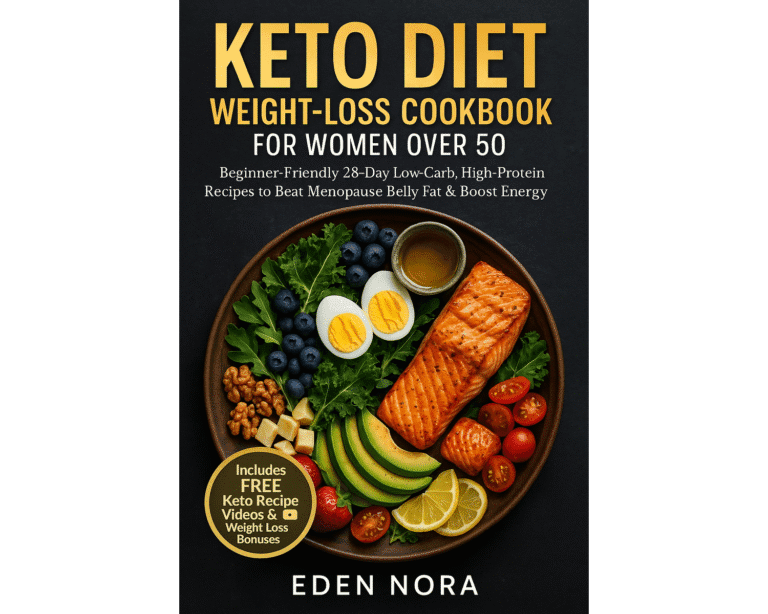 Keto diet weight-loss cookbook for women over 50