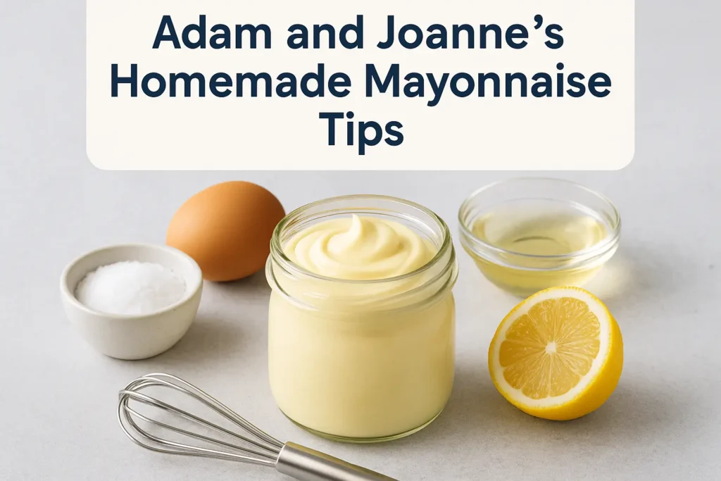 How To Make Mayo At Home 6 Adam and joanne's homemade mayonnaise tips