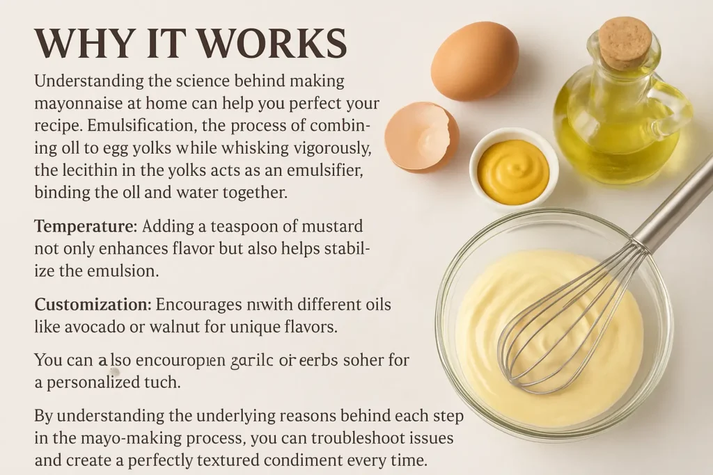 How To Make Mayo At Home 2 Why it mayonnaise works