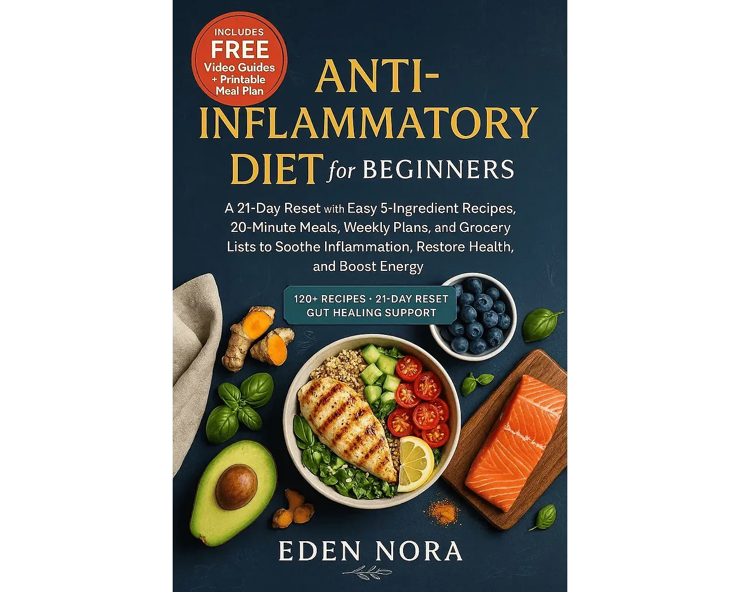 Anti-inflammatory diet for beginners cover