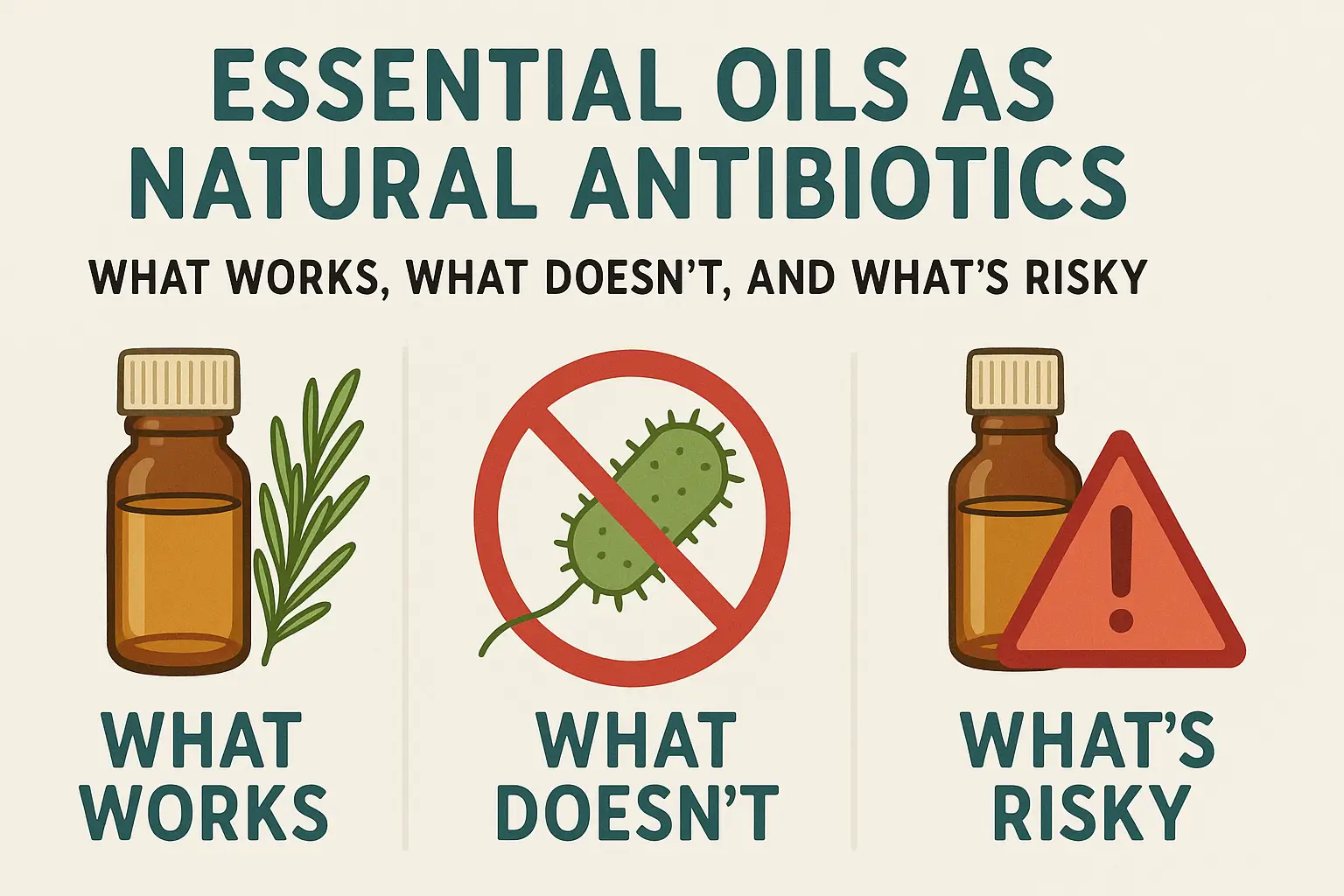 Essential oils as natural antibiotics