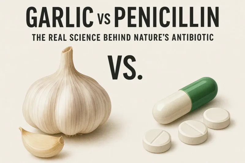 Garlic vs. Penicillin - Garlic as an antibiotic