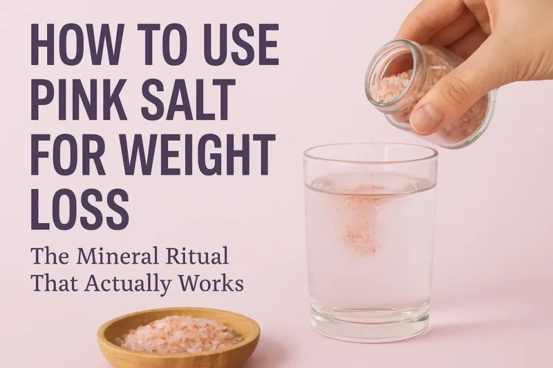 How to Use Pink Salt for Weight Loss