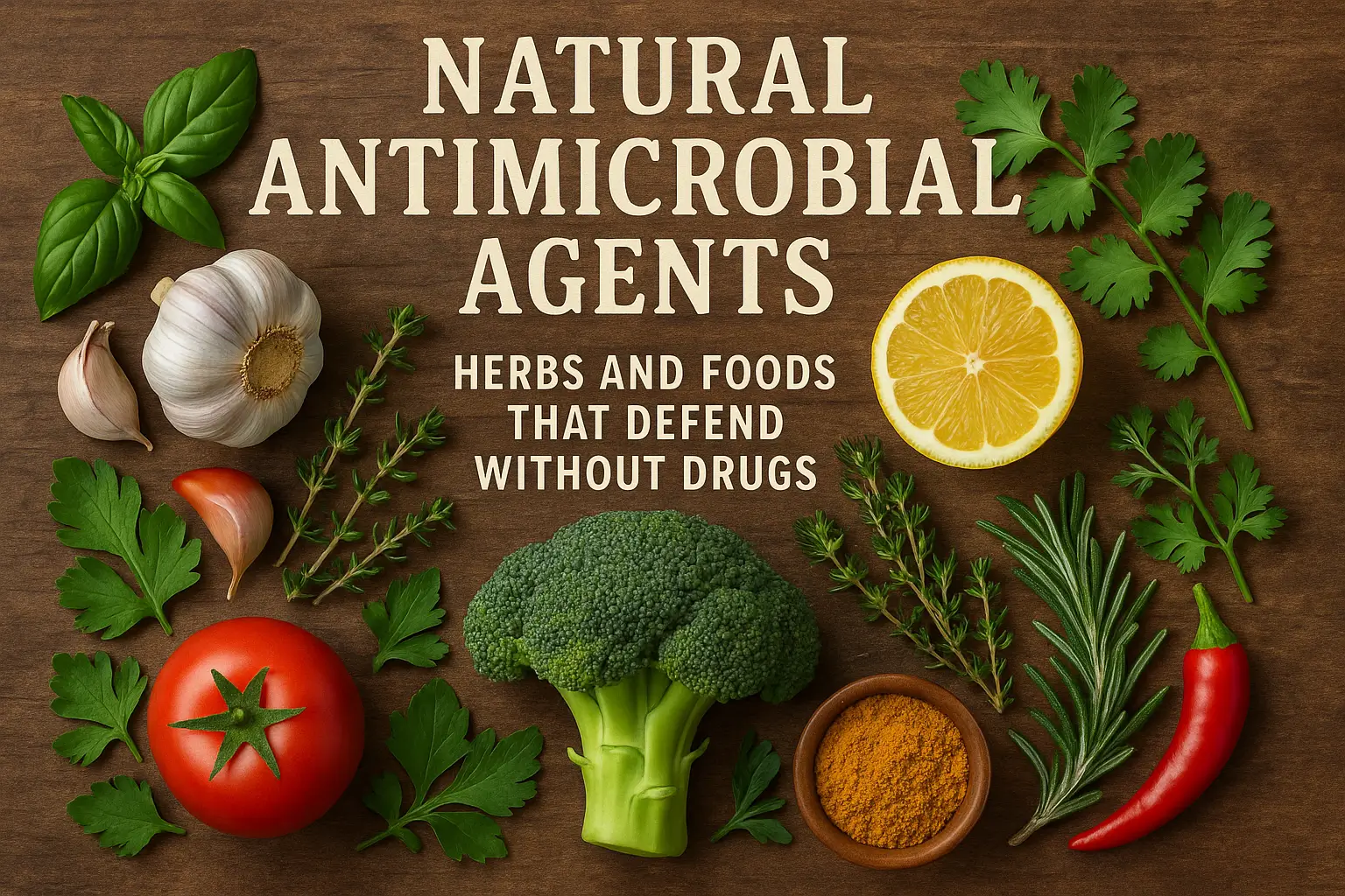 Natural Antimicrobial Agents: Herbs And Foods That Defend Without Drugs 7 Natural antimicrobial agents