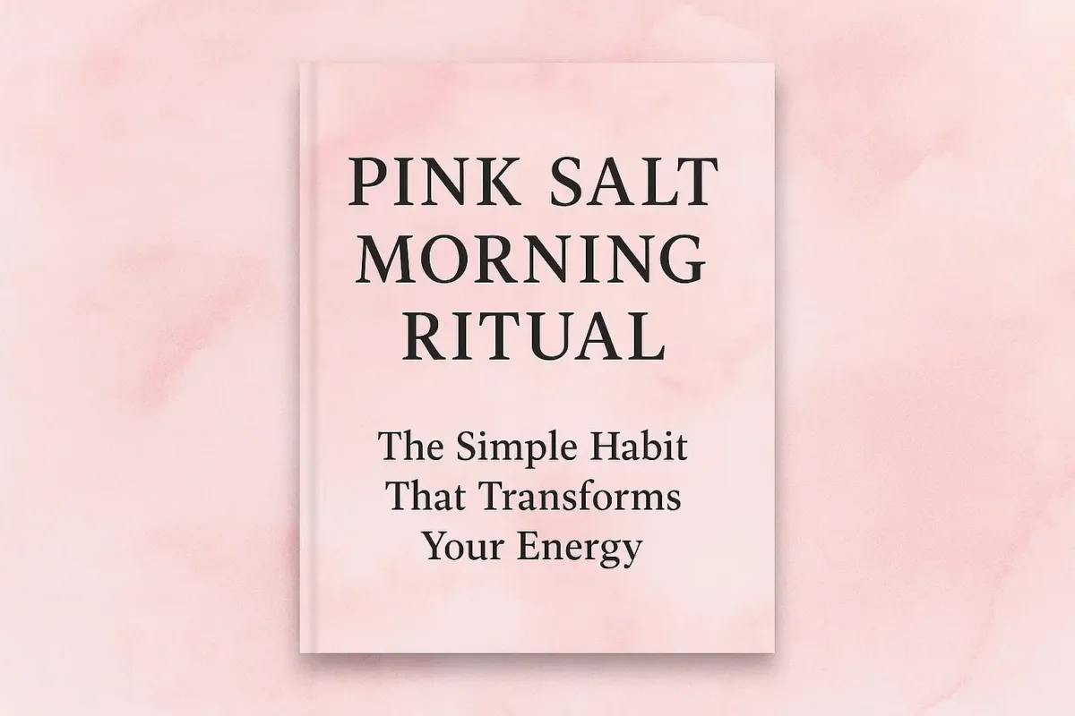 Pink salt morning ritual: the simple habit that transforms your energy