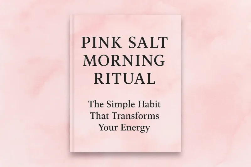 Pink Salt Morning Ritual: The Simple Habit That Transforms Your Energy