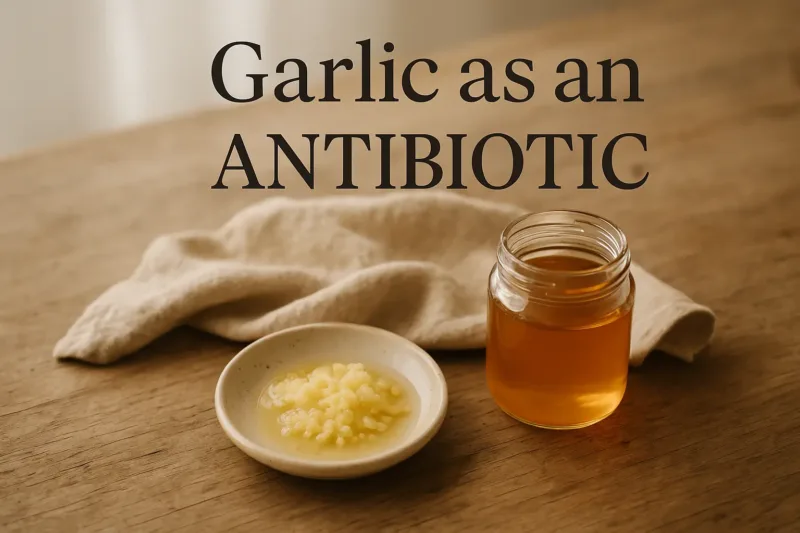Garlic as an Antibiotic
