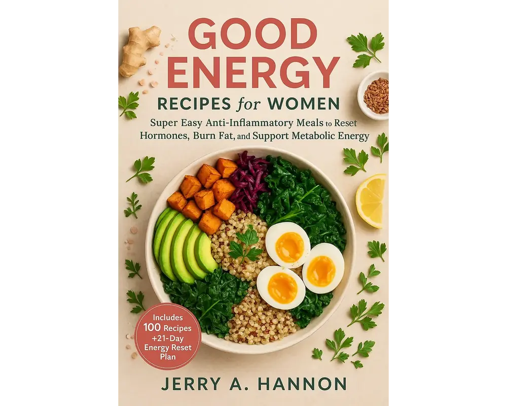 Good energy recipes for women: super easy anti-inflammatory meals to reset hormones, burn fat, and support metabolic energy