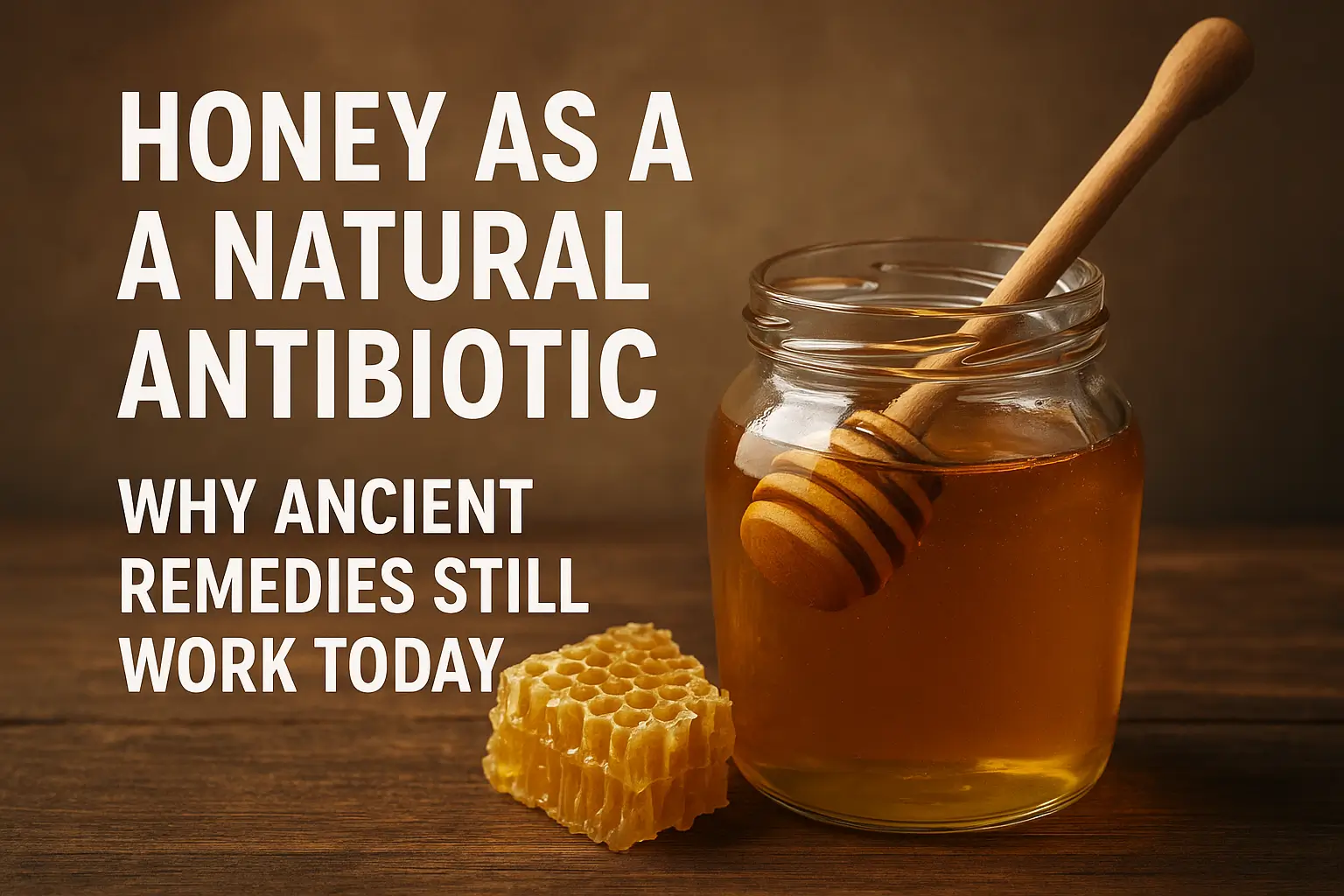 Honey As A Natural Antibiotic: Why Ancient Remedies Still Work Today 3 Honey as an antibiotic