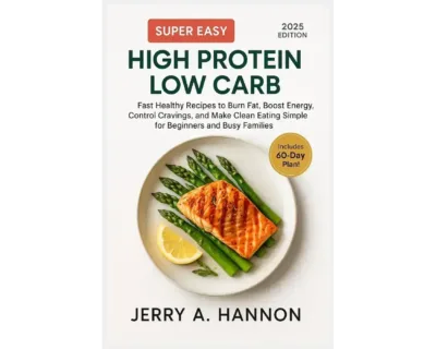 Super Easy High Protein Low Carb: Fast Healthy Recipes to Burn Fat, Boost Energy, Control Cravings, and Make Clean Eating Simple for Beginners and Busy Families