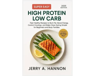 Super Easy High Protein Low Carb: Fast Healthy Recipes to Burn Fat, Boost Energy, Control Cravings, and Make Clean Eating Simple for Beginners and Busy Families