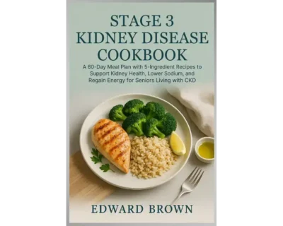 Stage 3 Kidney Disease Cookbook: A 60-Day Meal Plan with 5-Ingredient Recipes to Support Kidney Health, Lower Sodium, and Regain Energy for Seniors Living with CKD
