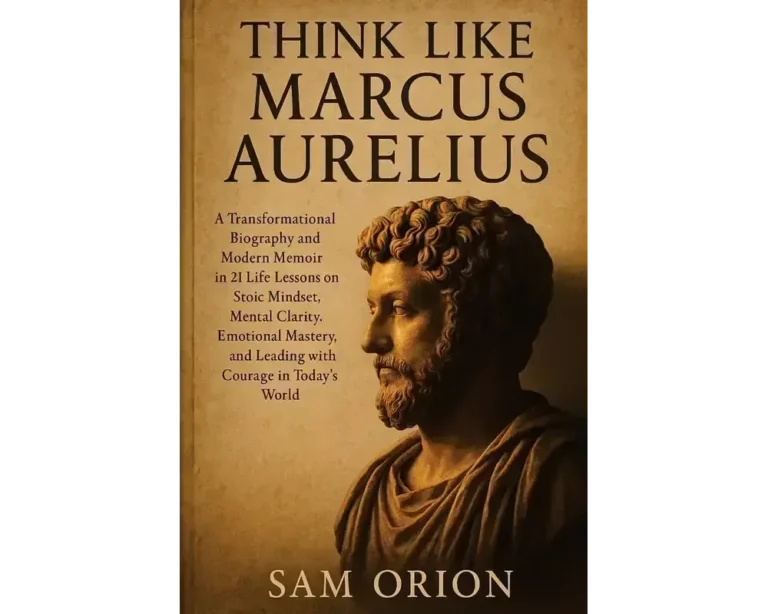 Think like marcus aurelius: a transformational biography and modern memoir in 21 life lessons on stoic mindset, mental clarity, emotional mastery, and leading with courage in today’s world