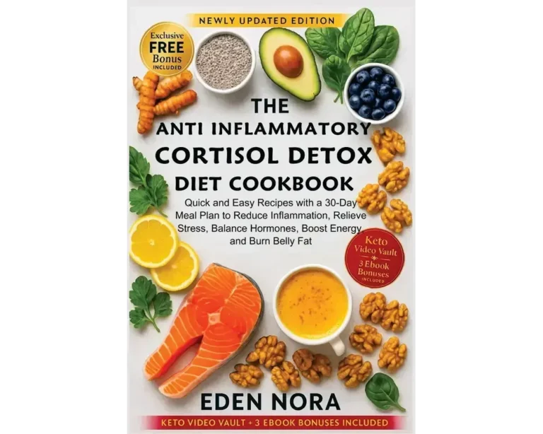 The Anti-Inflammatory Cortisol Detox Diet Cookbook 5 The anti inflammatory cortisol detox diet cookbook: quick and easy recipes with a 30-day meal plan to reduce inflammation, relieve stress, balance hormones, boost energy, and burn belly fat