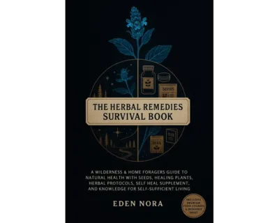 The Herbal Remedies Survival Book: A Wilderness & Home Foragers Guide to Natural Health with Seeds, Healing Plants, Herbal Protocols, Self Heal Supplement, and Knowledge for Self-Sufficient Living