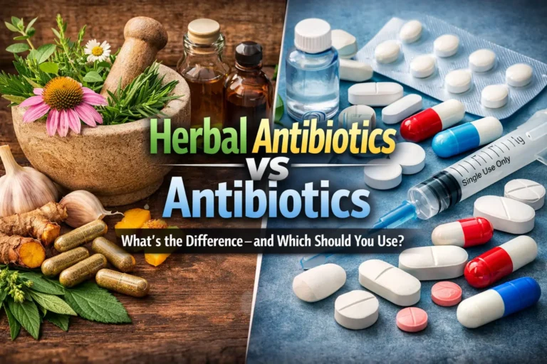 Herbal antibiotics vs antibiotics