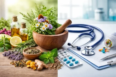 herbal medicine vs modern medicine