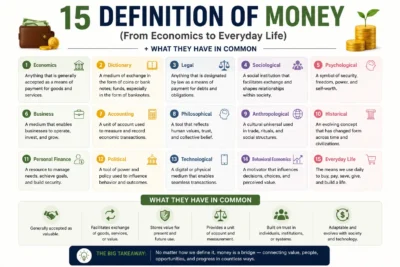 15 Definitions of Money (From Economics to Everyday Life) + What They Have in Common