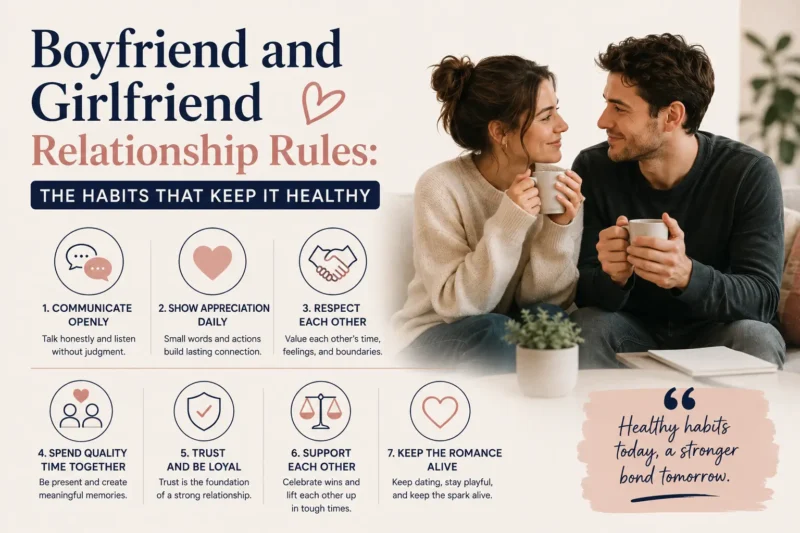 Boyfriend and girlfriend relationship rules: the habits that keep it healthy