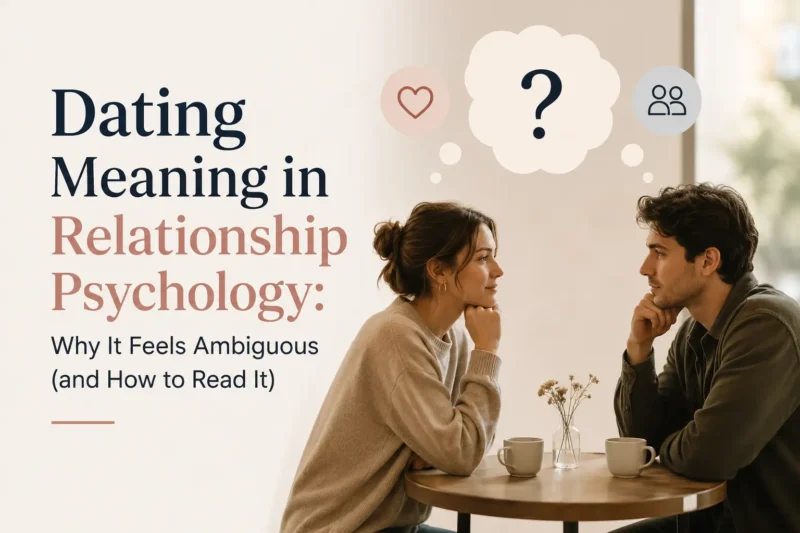 Dating Meaning in Relationship Psychology: Why It Feels Ambiguous (and How to Read It)