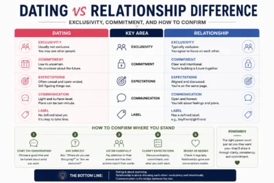 Dating vs Relationship Difference: Exclusivity, Commitment, and How to Confirm