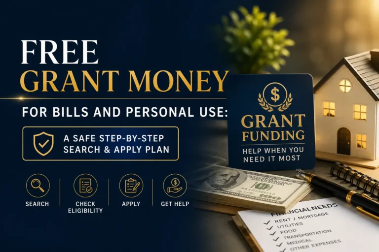 Free Grant Money for Bills and Personal Use: A Safe Step-by-Step Search & Apply Plan