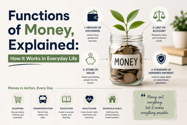 Functions of money, explained: how it works in everyday life
