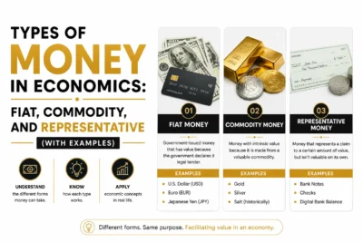 Types of Money in Economics: Fiat, Commodity, and Representative (With Examples)
