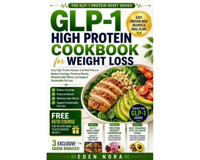 Glp-1 high protein cookbook for weight loss