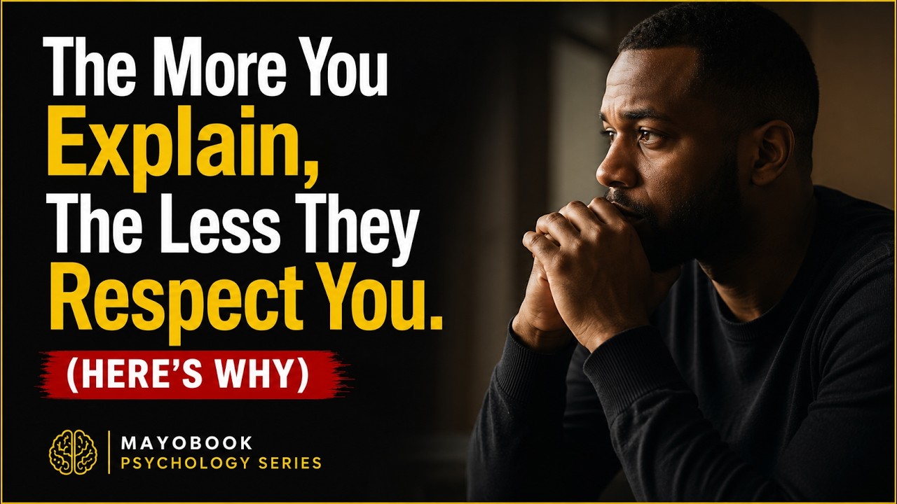 The More You Explain, The Less They Respect You (Here’s Why) | Dark Psychology Explained