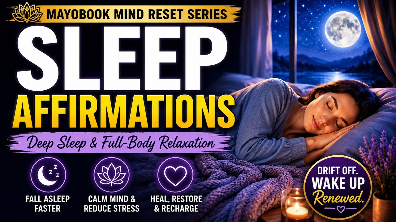 Sleep Affirmations for Deep Sleep, Healing & Inner Peace 🌙 Reprogram Your Mind While You Sleep