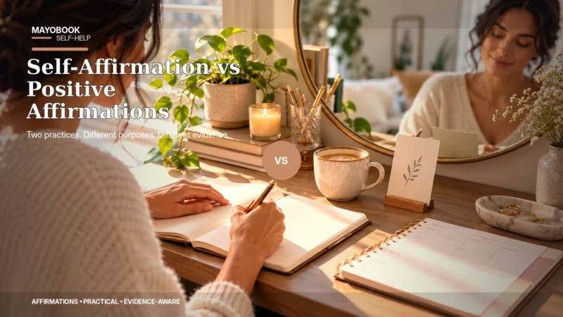 Self-Affirmation vs Positive Affirmations: What’s the Difference and When Does Each Help?