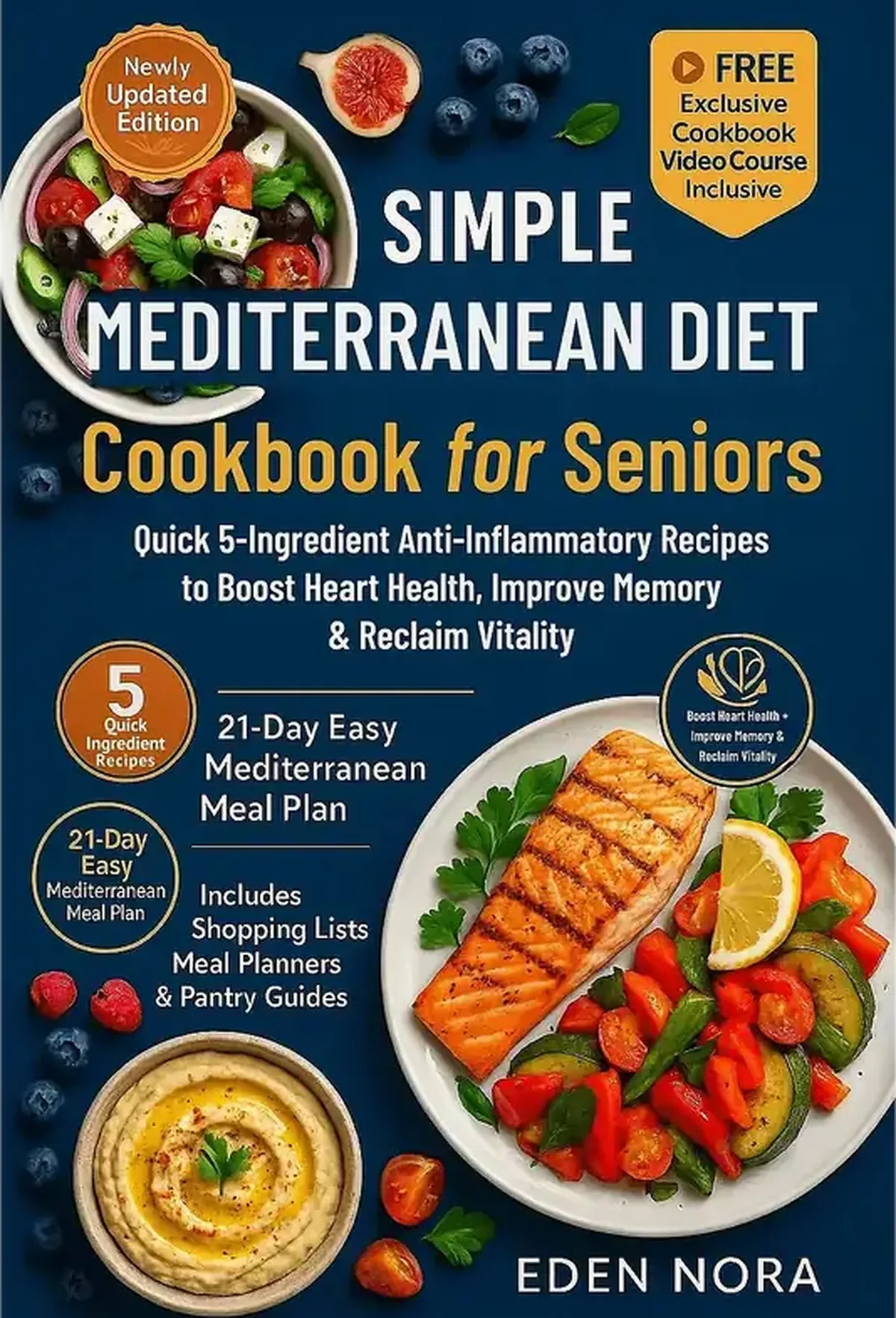 Simple Mediterranean Diet Cookbook for Seniors